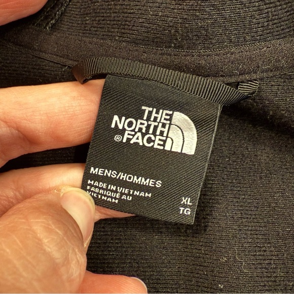 The North Face Hoodie Men's Size XL Black Full Zip Long Sleeve Hooded Jacket - Picture 5 of 9